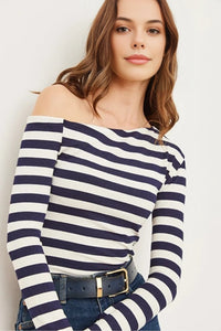 Premium Soft Touch Boat Neck Stretch Blouse