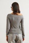 Premium Soft Touch Boat Neck Stretch Blouse