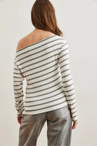 Premium Soft Touch Boat Neck Stretch Blouse