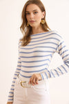 Premium Soft Touch Boat Neck Stretch Blouse