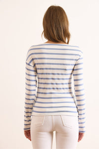 Premium Soft Touch Boat Neck Stretch Blouse