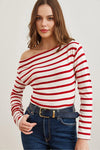 Premium Soft Touch Boat Neck Stretch Blouse