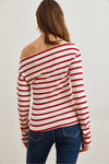 Premium Soft Touch Boat Neck Stretch Blouse