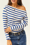 Premium Soft Touch Boat Neck Stretch Blouse