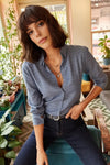 Textured Draped Shirt