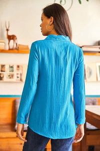 Jacquard Textured Woven Shirt
