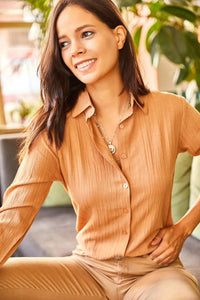 Jacquard Textured Woven Shirt