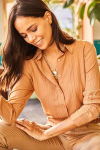 Jacquard Textured Woven Shirt