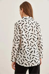 Cuffed Linen-Blend Shirt