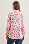 Cuffed Linen-Blend Shirt