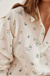 Cuffed Linen-Blend Shirt