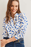 Cuffed Linen-Blend Shirt
