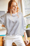 Basic Soft-Textured Oversized Sweatshirt