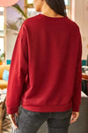 Basic Soft-Textured Oversized Sweatshirt