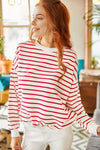 Basic Soft-Textured Oversized Sweatshirt