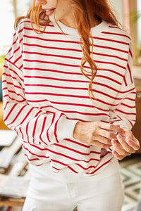 Basic Soft-Textured Oversized Sweatshirt