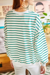 Basic Soft-Textured Oversized Sweatshirt
