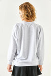 Basic Soft-Textured Oversized Sweatshirt