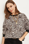 Basic Soft-Textured Oversized Sweatshirt