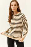 Basic Soft-Textured Oversized Sweatshirt