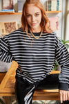 Basic Soft-Textured Oversized Sweatshirt