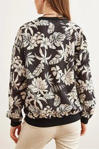 Basic Soft-Textured Oversized Sweatshirt
