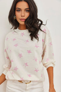 Basic Soft-Textured Oversized Sweatshirt