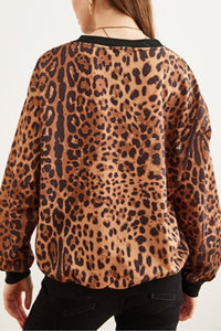 Basic Soft-Textured Oversized Sweatshirt