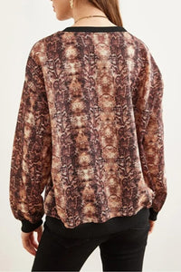 Basic Soft-Textured Oversized Sweatshirt