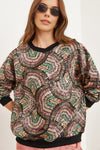Basic Soft-Textured Oversized Sweatshirt