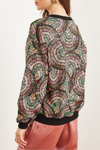 Basic Soft-Textured Oversized Sweatshirt