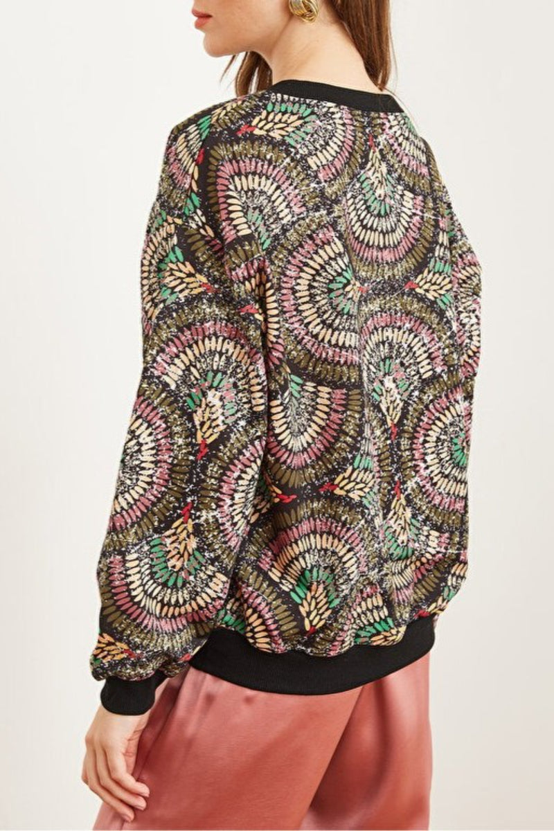 Basic Soft-Textured Oversized Sweatshirt