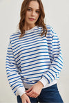 Basic Soft-Textured Oversized Sweatshirt