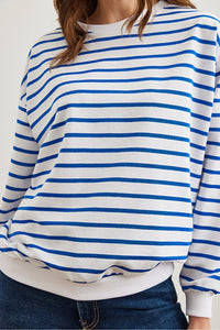 Basic Soft-Textured Oversized Sweatshirt
