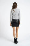 Lightweight Knit Cardigan in Grey