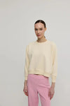 Crew Neck Basic Non-Brushed Sweatshirt