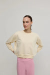 Crew Neck Basic Non-Brushed Sweatshirt