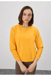 Crew Neck Basic Non-Brushed Sweatshirt