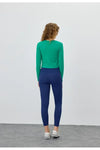 Buttoned Soft Crop Cardigan with Raw-Edge Hem