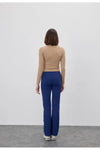 Buttoned Soft Crop Cardigan with Raw-Edge Hem