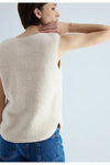 Buttoned Plush Vest