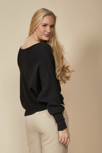 Batwing Jumper in Black